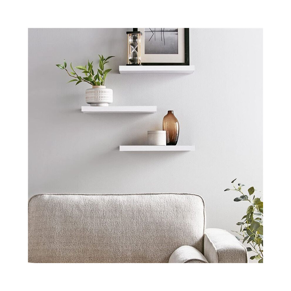 Floating Shelves For Wall,16In Wood Wall Shelf For Room Decor/Storage/Display,For Bedroom,Bathroom,Living Room,Kitchen,B 6134218506888