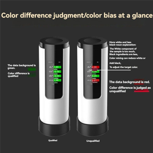 Portable Colorimeter, D/8 Structure,8mm Caliber,Universal Colorimeters for Various Industries,Massive Storage of Data 2