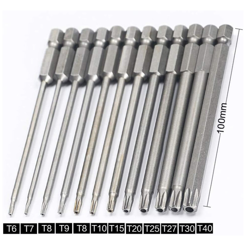 Precision Security Head Screwdriver Set, Tamper Proof Star Bits With S2 Alloy Steel Construction, Strong Magnetizable Heads For Easy Screw Handling 9198585185210