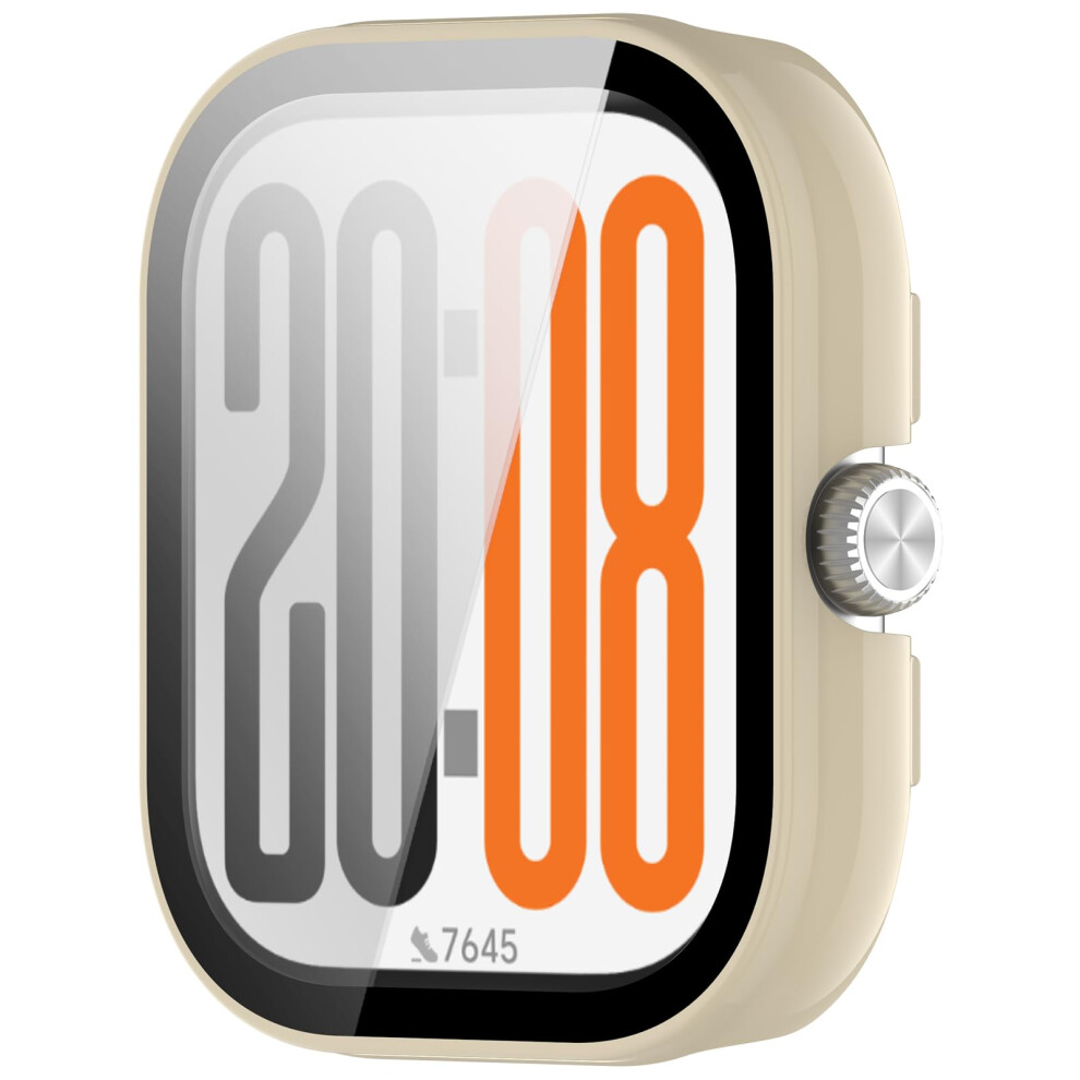 Case With Tempered Glass Screen Protector, Hard Pc Cover Ivory For Honor Watch X5 White 9426802850284