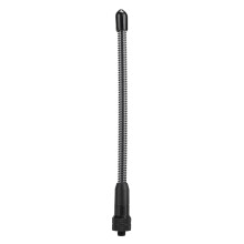 Antena flexible de doble banda para actividades al aire libre, diseñada por expertos para frecuencias VHF y UHF y comunicación de largo alcance.