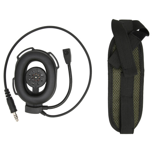 Εξοπλισμός επικοινωνίας, Ακουστικά Walkie Talkie με Boom Mic, Αναπνεύσιμο νάιλον ύφασμα, 2
