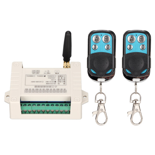 Interruptor de control remoto inalámbrico, módulo de relé de transmisión de señal RF universal, modo de funcionamiento ajustable, alta 1