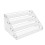 4Tier Clear Acrylic CD Holder Cascading CD Storage Rack,DVD/CD Display Rack & Vinyl Record Storage Stand 1