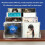 4Tier Clear Acrylic CD Holder Cascading CD Storage Rack,DVD/CD Display Rack & Vinyl Record Storage Stand 4