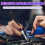 USB Rechargeable Electric Soldering Iron Pen - 510 Thread, 350mAh, Portable Electronic Welding Tool 6