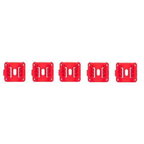 5PCS for  M18 Battery Holder, 18V Lithium Battery Wall Mount Dock, Secure & Organized Battery Storage Solution