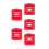 5PCS for  M18 Battery Holder, 18V Lithium Battery Wall Mount Dock, Secure & Organized Battery Storage Solution 4