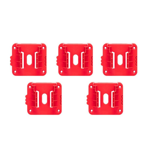 5PCS for  M18 Battery Holder, 18V Lithium Battery Wall Mount Dock, Secure & Organized Battery Storage Solution 2
