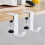 5 Pcs Single-Layer Locking Table Hook Student Bag Hook Office Desk Mobile Bag Hook Desk Side Table Hook Silver Gray 9