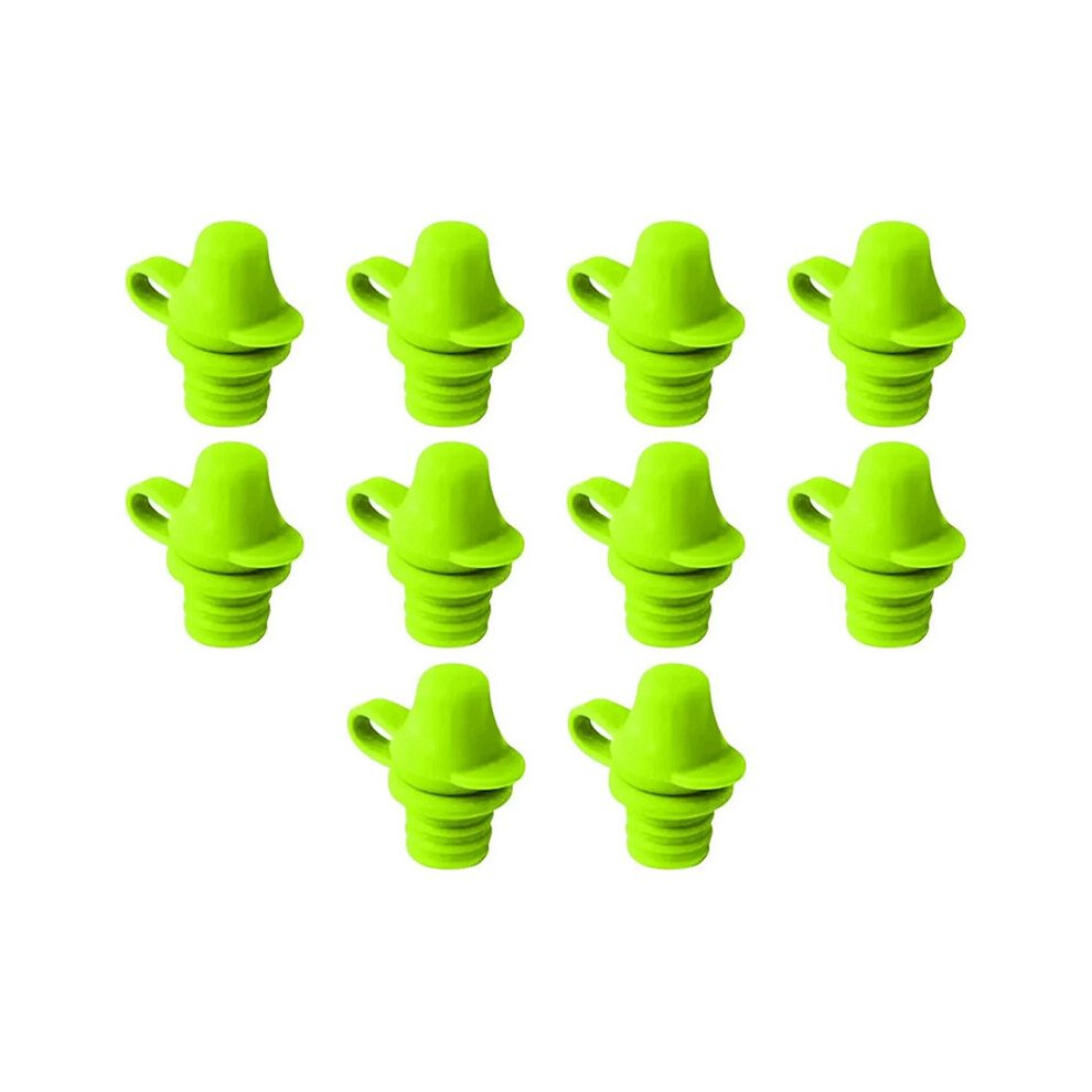 10Pcs Portable No Spill Silicone Bottle Topper Spout Adapter With Water Leak Proof Bottle Bottle Topper Spout Green Typecat