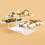 3 Tier Acrylic Display Riser Shelf Display Stand,Dessert Cupcakes Stand Makeup Perfume Holder Style B 4