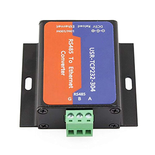 Modbus Serial Port RS485 to Ethernet Converter Server USR-TCP232-304 Data Transmission DHCP/DNS Supported EU PLUG
