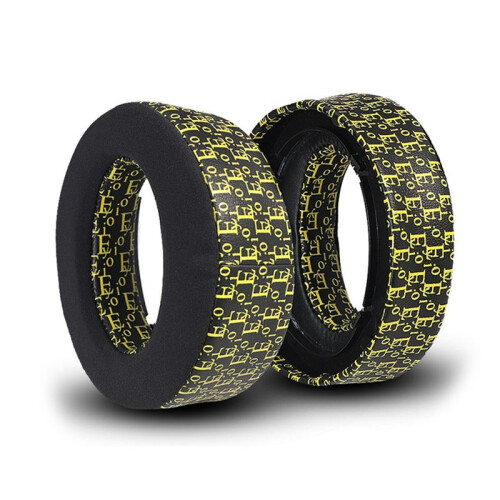 Cuscinetti Auricolari di Ricambio per Cuffie da Gioco per  PS5 PlayStation5 PULSE 3D, Comodi Cuscinetti Auricolari, Nero-Giallo