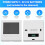 Programmable Digital Thermostat 3A Weekly Room Temperature Controller for Efficient Home Heating White Backlight 5
