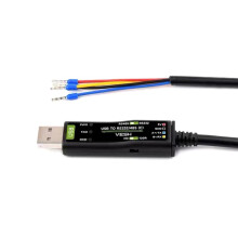 USB auf RS232/485 4-Poliges Serielles Kabel, Integrierte Stromsignalanzeige, FT232RNL, Unterstützung Mehrerer Systeme