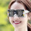 Voice Activated LED Light Emitting Glasses Making Kit Light-Emitting Diode Light DIY Electronic Kit Soldering Assembly,B 6