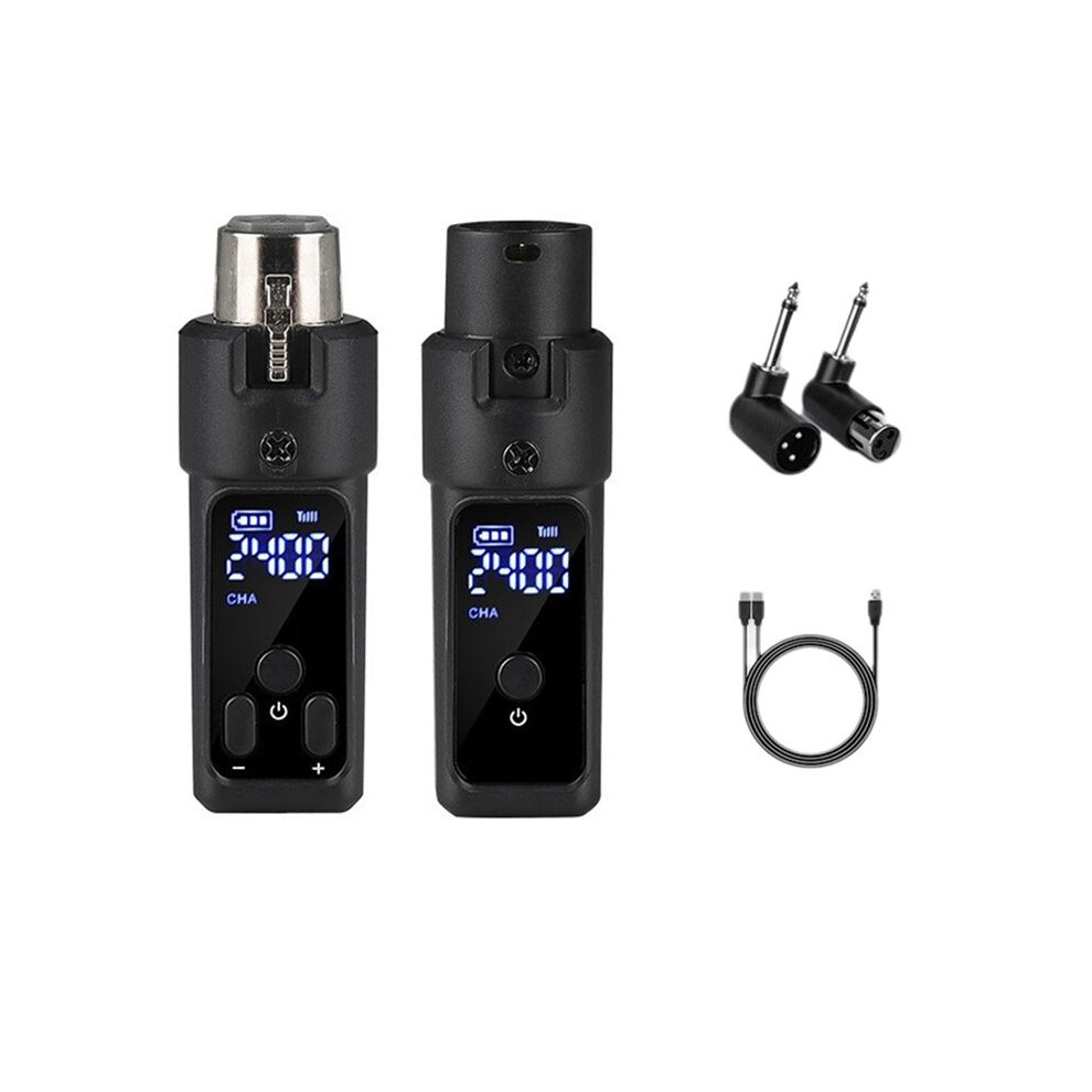 Uhf Wireless Microphone Converter Xlr Rechargeable Transmitter & Receiver Microphone For 0V Dynamic Microphones 6132555124680