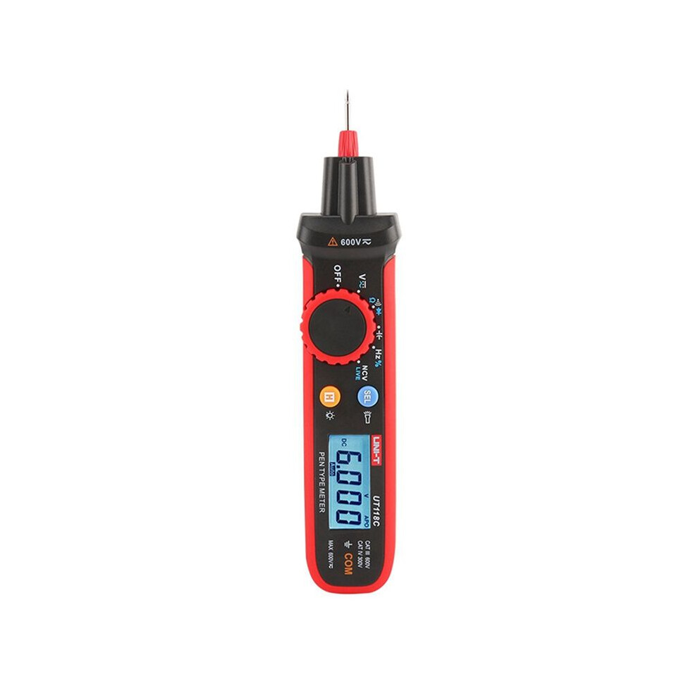 Uni-T Ut118c Pen-Type Meter Digital 600V Dc Ac Voltmeter True Rms Frequency Meter Ncv Capacitance Resistance Test 6133869998639