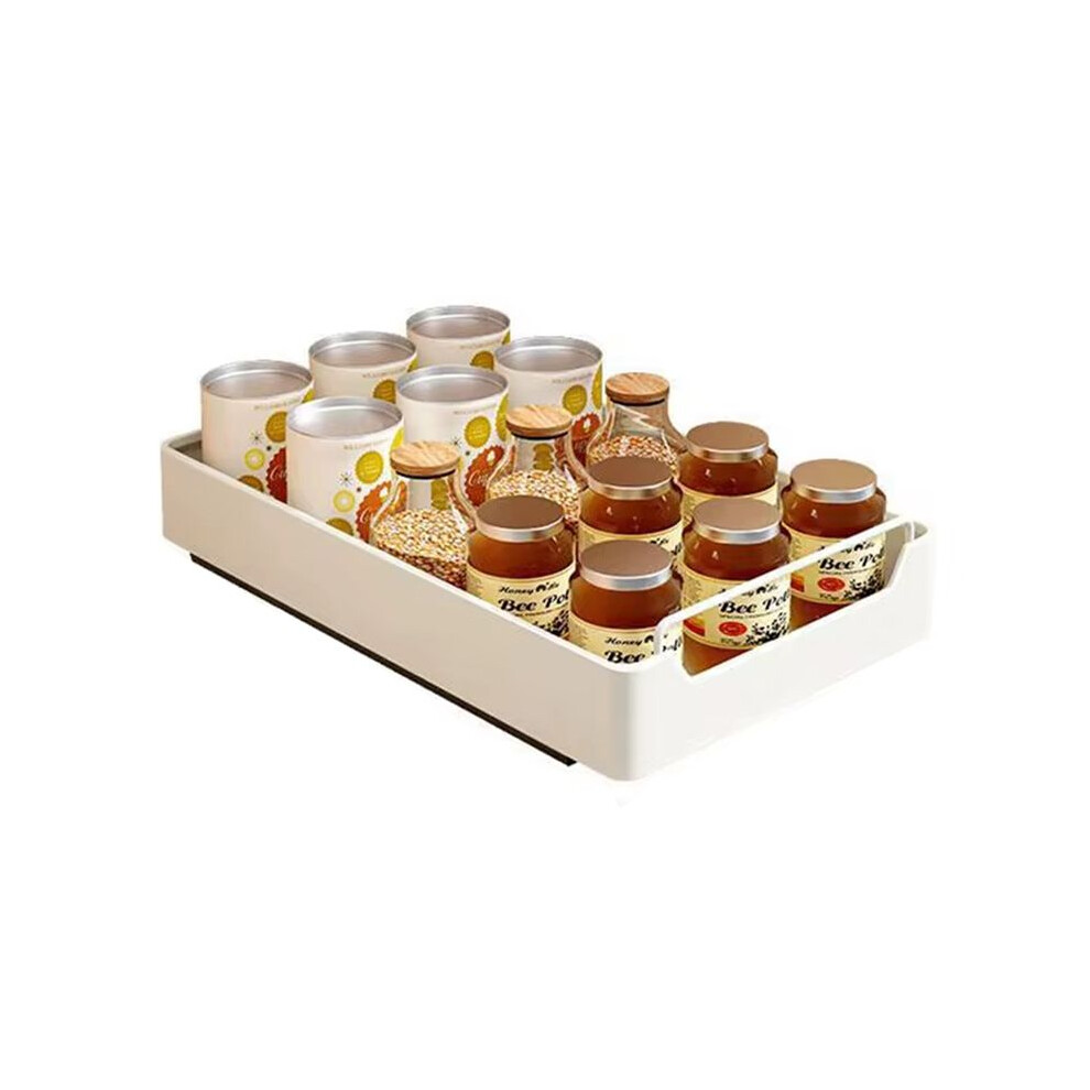 Pull-Out Kitchen Storage Box, Cabinet Organizer Rack, Spice Pantry Shelves, Drawer Basket, Easy Install, Quiet Slide 6134218555626