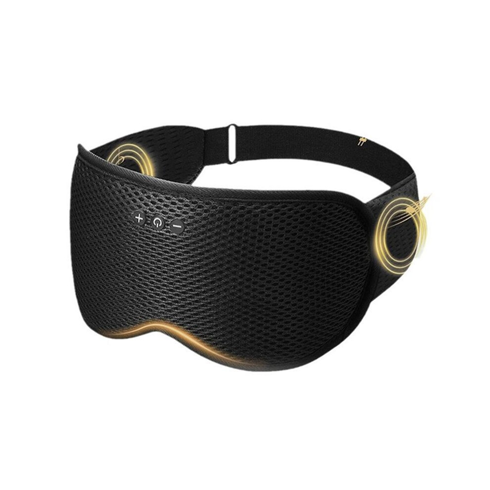 Typecat 3D Wireless Sleeping Headphones Blindfold Soft Washable Bluetooth5.4 Music Eyemask Handsfree Call Earphones Adjustable