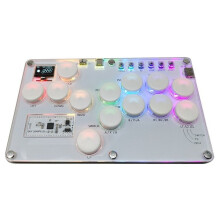 SKY2040PLUS 13-Key Arcade Game Controller Hitbox Street Fighter Controller Rodless Game Combat Stick Mechanical Button D