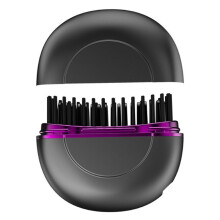 Wireless Rechargeable Travel-Friendly Portable Ionic Hair and Beard Straightener Brush, Hair Styler