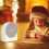 4 in 1 Digital Alarm Clock + Speaker + Bluetooth Speaker + Night Light, Bedroom Night Light Alarm Clock 3