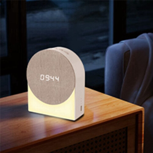 4 in 1 Digital Alarm Clock + Speaker + Bluetooth Speaker + Night Light, Bedroom Night Light Alarm Clock 1
