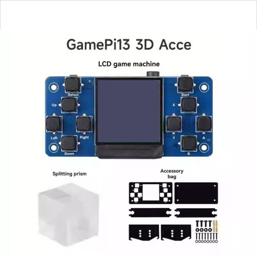 1.3inch LCD Display Screen Game Module with Button and Audio Buzzer Speaker for Raspberry Pi Zero 2W RP2040-PiZero A 2