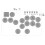 SKY2040PLUS 13-Key Arcade Game Controller Hitbox Street Fighter Controller Rodless Game Combat Stick Mechanical Button A 10