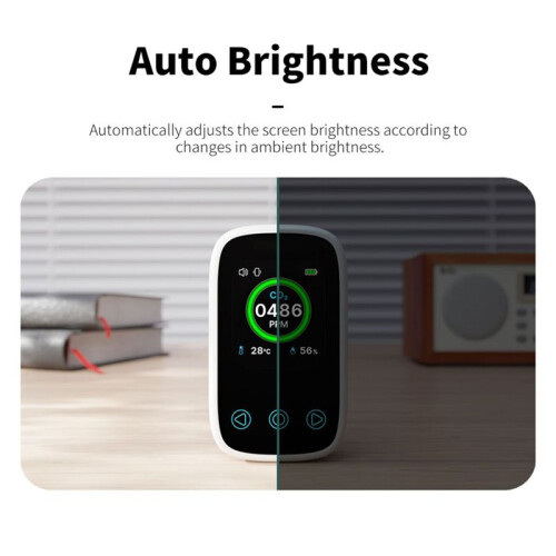 3-in-1 LCD Digitaler Kohlendioxiddetektor Luftqualitätstester Multifunktions-CO2-Thermometer Hygrometer NDIR-Sensor 1