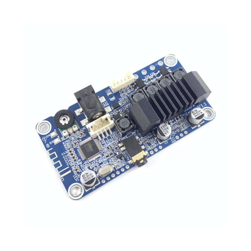 Bdm3p Bt 5.0 Power Amplifier Tpa3116 Stereo 2X50w Dc12-24V 3.5Mm Input For Dsp Tuning Suitable For Diy Audio Systems Blue 6134064397036