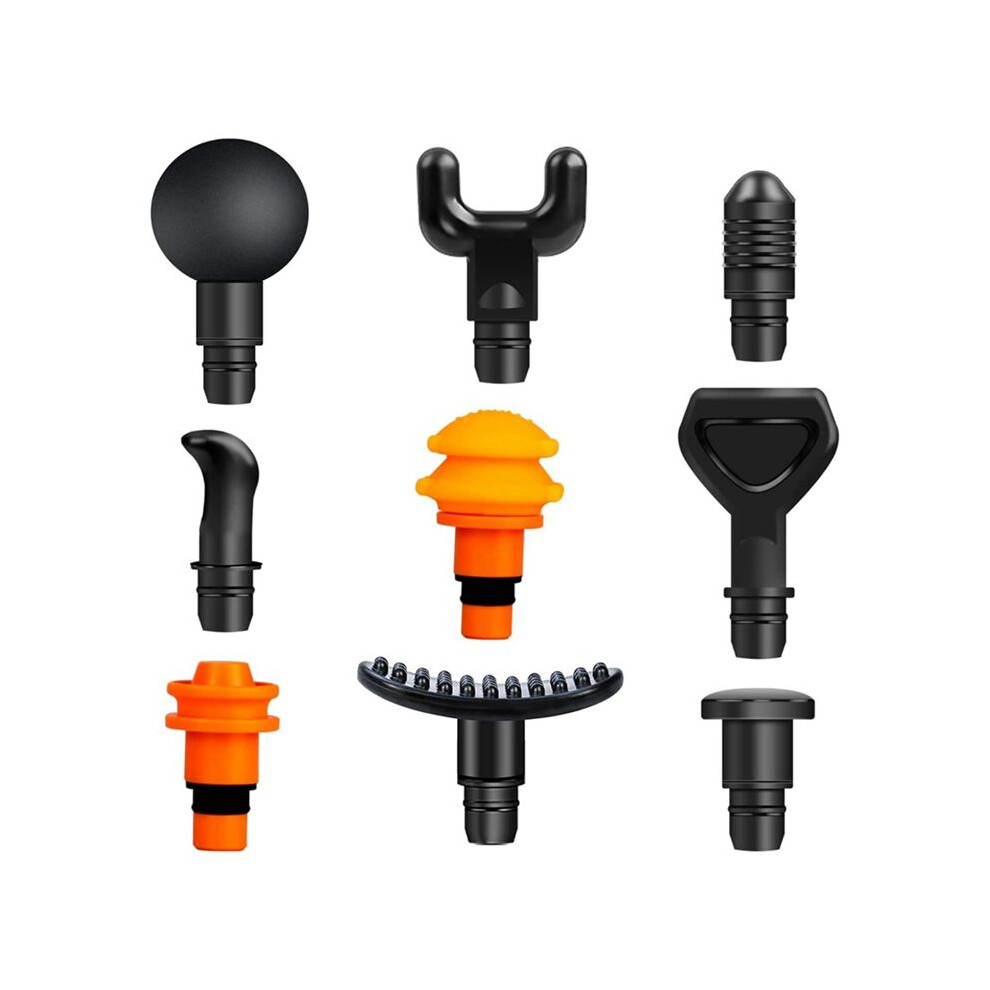 Typecat Massage Gun Heads, Replaceable Massage Gun Attachments 9 Different Muscle Massage Heads Deep Tissue