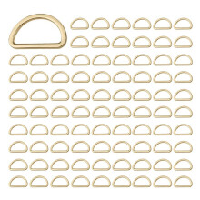 100 Pièces de Boucles Réglables en Métal avec Anneau en D pour Sacs à Dos, Sangles, Sacs, Colliers pour Chiens - Accessoires de Bricolage