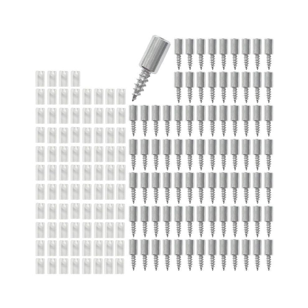 84 Pcs Self-Tapping Screws Cabinet Laminate Support Shelf Pins For Shelves Wooden Kitchen Cabinets Bookcases Wardrobes 6131627752912