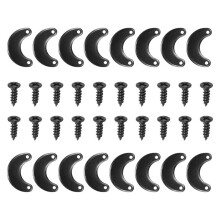 200Pcs Picture Frame Backing Hardware Clip with 200Pcs Screws Photo Frame Turn Button Fasteners Picture Backing Clips