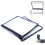 2Pcs Transparent Restaurant Menu Covers for A4 Size Book Style Cafe Bar 4 Pages 8 View 4