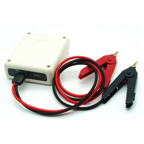 TS4520 Testador de Resistência de Tensão CA de 4 Fios, Display TFT de 1,77 Polegadas, Testador de Resistência de Bateria com USB Tipo A para Clipe 1