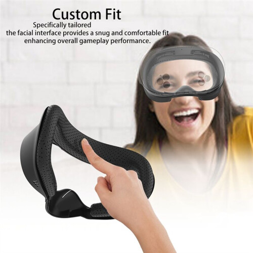3 in 1 Face Interface Bracket for Meta Quest 3S Face Cover VR Headset PU Leather Pad Face Interface Mask Accessories 2