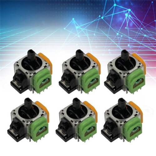 6PCS Hall Joystick for  One/Series S/X Hall Electromagnetic Joystick High-Precision Adjustable Electromagnetic IC 1