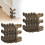 10PC Skiffers Baseboard Corner Protectors,Solid Brass Skirting Board Protectors,Baseboard Corner Protectors Bronze 2