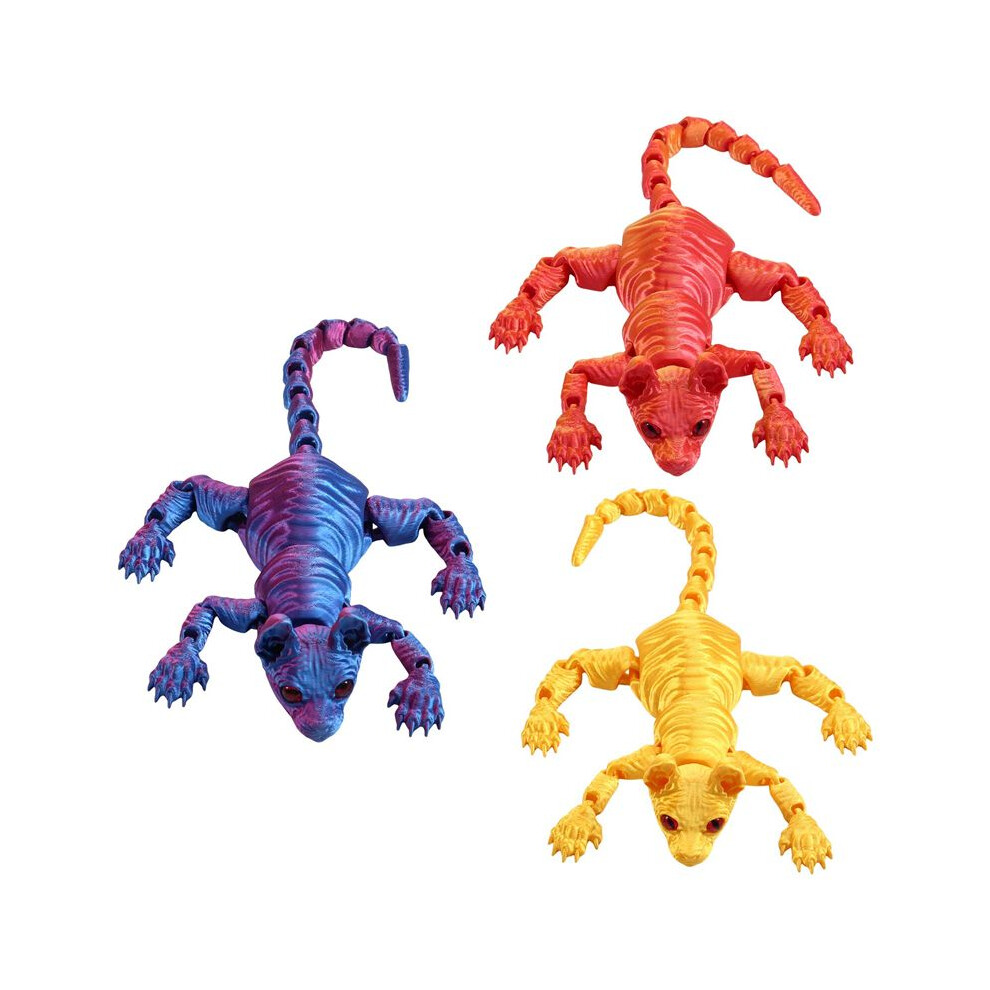 3D Printed Animal Ornaments Realistic Hairless Cat Statue Cat Toys For Cat Lovers Collectors 6133165901661