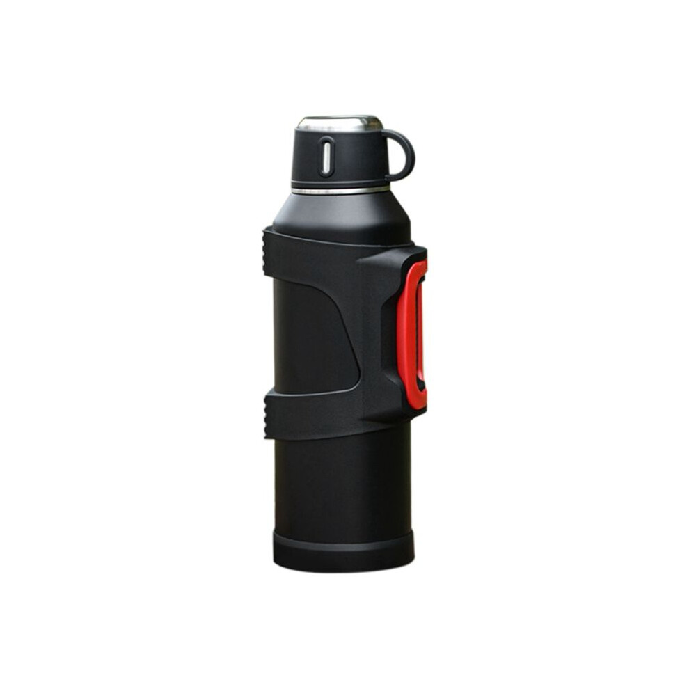 Stainless Steel Insulated Thermos Jug With Tea Filter,Large Capacity Portable Water Bottle For Camping And Hiking,1200Ml 6131736500817
