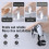 Wall Mounted Stand Bracket for PS5/PS4// Controller Headset Table Bottom Storage Bracket White 7