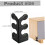 10PC Skiffers Baseboard Corner Protectors,Solid Brass Skirting Board Protectors,Baseboard Corner Protectors Black 8