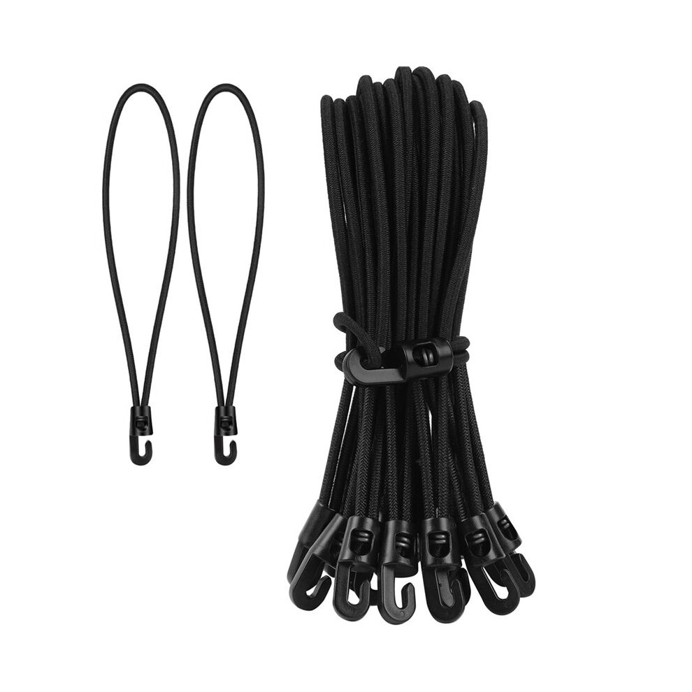Bungee Cord With Hooks, Pack Of 20 Expander With Hooks, 25 Cm, Multifunctional Tensioner,For Tents, Nets, Camping 4711183874109