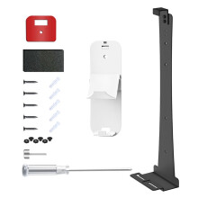 Konsolen-Wandhalterung, Hängende Aufbewahrungshalterung, Aufbewahrungsregal, Aufbewahrungszubehör für PS5 Pro/Slim-Spielekonsole, Schwarz