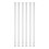 6 Pack Tension Rods, Adjustable Spring Cupboard Bars Rod Curtain Rods White 1