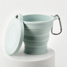 Gobelet Pliable en Silicone pour L'Extérieur, avec Trou de Suspension, pour L'Eau, le , le Lavage, le , Tendance